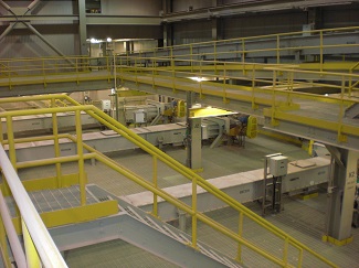 En-Masse Drag Conveyor system in Potash processing facility.