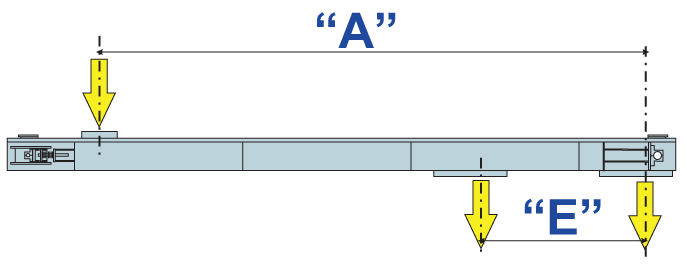 Horizontal layout for Drag Chain Conveyor.
